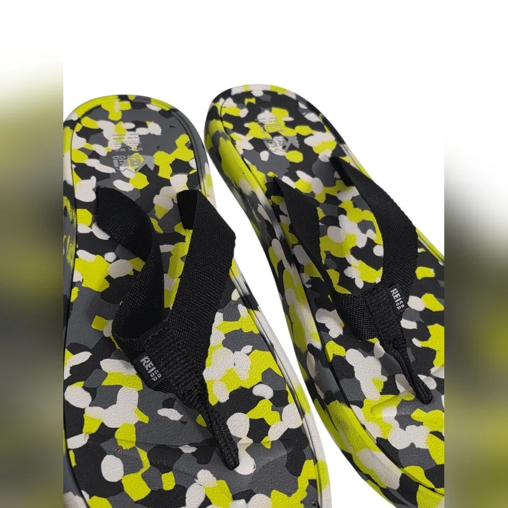 REI Co-op Recycled Wide Strap Neon Flip-Flops